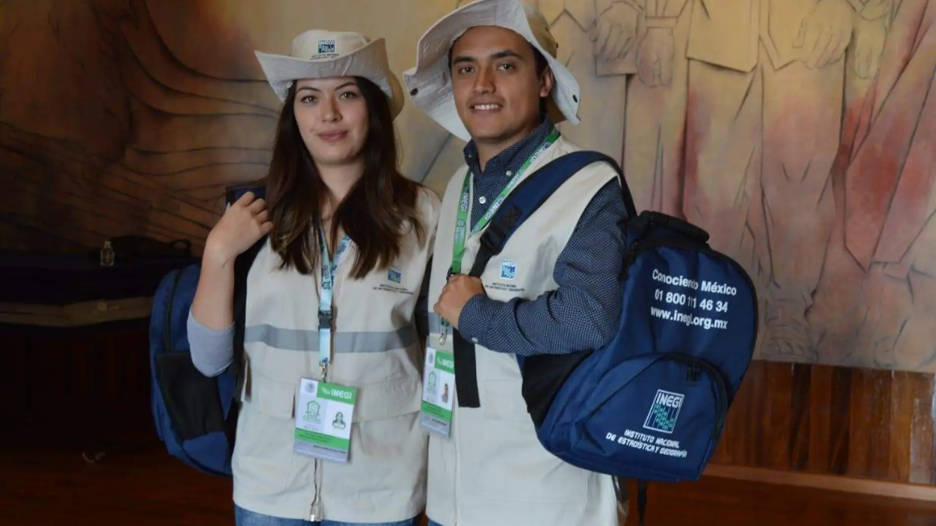 Encuestadores deben portar uniforme y credencial del INEGI.  Foto Cortesía  INEGI